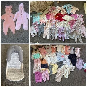 NB/0-3 month girls clothes